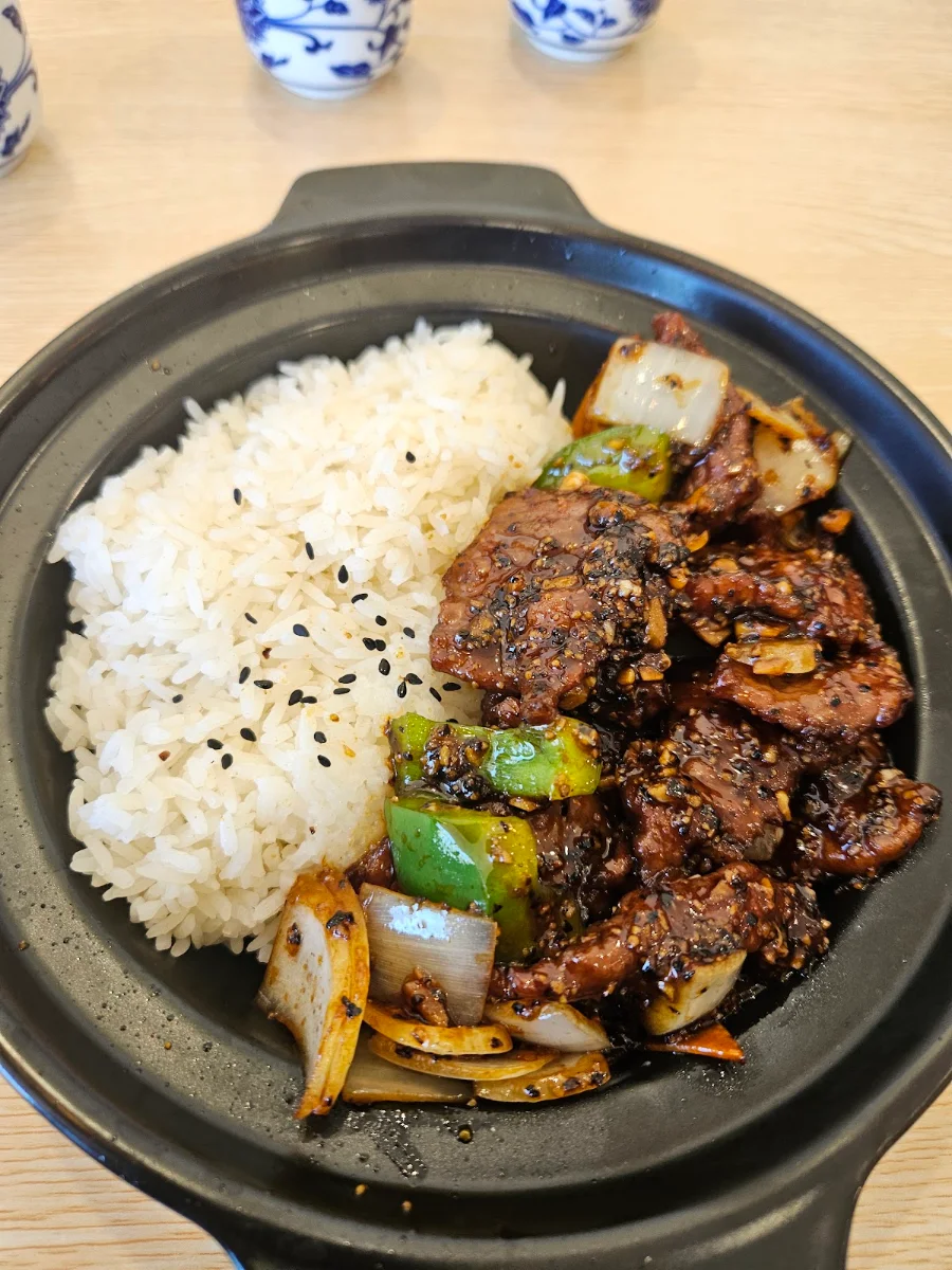黑椒牛柳饭 black pepper beef fillet rice